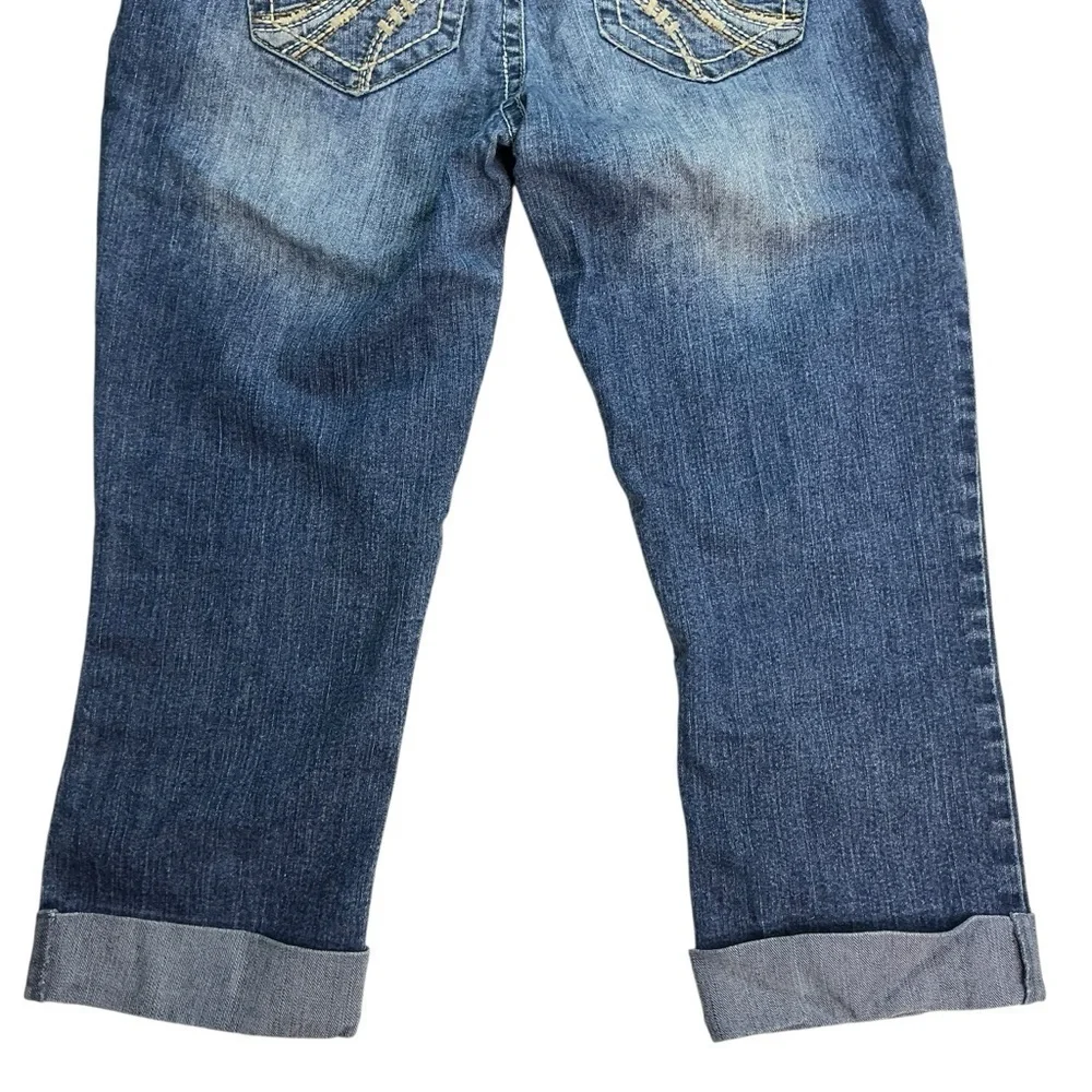 Wallflower Denim‎ Blue Cropped Capri Maternity Jeans Size Medium